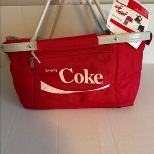 Coca Cola Metro Basket Collapsible Tote Bag Cooler
